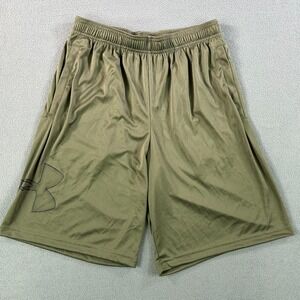 Under Armour Shorts Men's Small Green UA Tech Graphic 9" Athletic‎ Active New